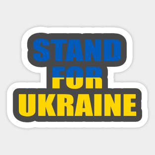 Stand For Ukraine Sticker